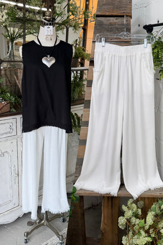 Beachcomber Pant Off White Pants Umgee