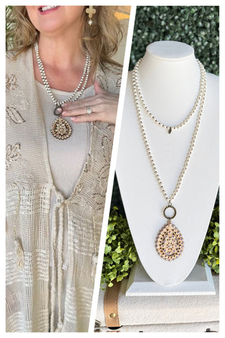 Shimmer Necklace by Pink Panache Necklaces Pink Panache