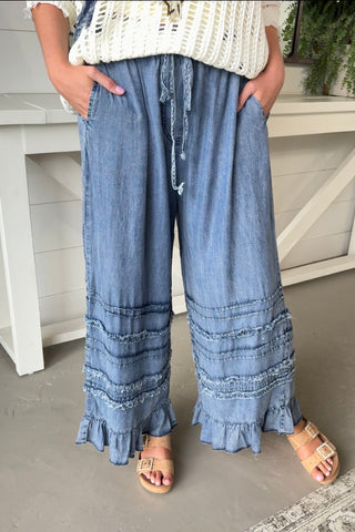 Predict Denim Pants by Easel Pants Easel