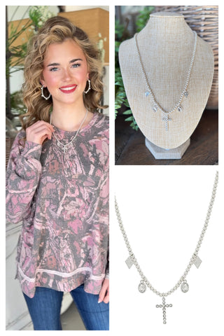 Shine On Necklace Silver Necklaces SM Style