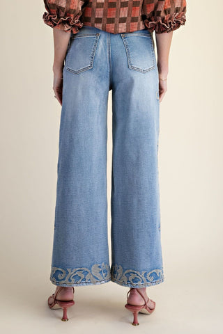 Augusta Pants Denim by Easel
