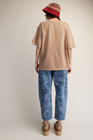 Ellie Sue Top Mocha by Easel