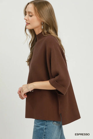 Fowler Sweater Espresso by Umgee