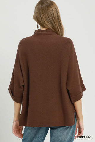 Fowler Sweater Espresso by Umgee