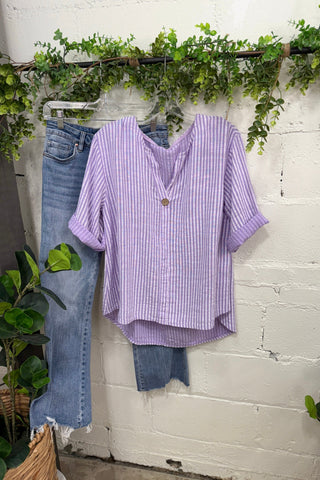 Cabana Lavender Shirts & Tops D Style