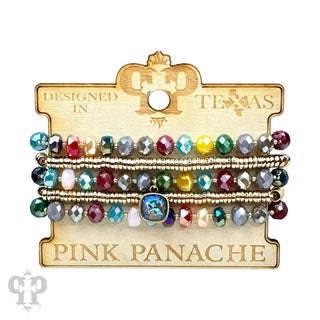 Shout Out Bracelets Multi Bracelets Pink Panache