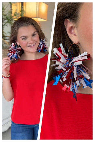 American Cheer Earrings Earrings Chic Cool
