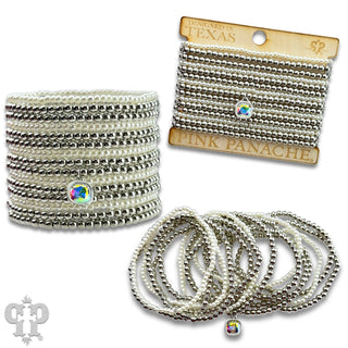 Prissy Bracelets Silver by Pink Panache RESTOCK Soon Bracelets Pink Panache