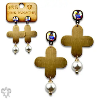 Blessings Earrings Silver by Pink Panache Earrings Pink Panache