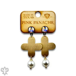 Blessings Earrings Silver by Pink Panache Earrings Pink Panache