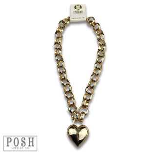 Unchain My Heart Gold by Pink Panache RESTOCK Soon Necklaces Pink Panache