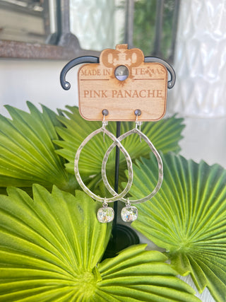 Sienna Teardrop Earrings Silver by Pink Panache – carol's boutique