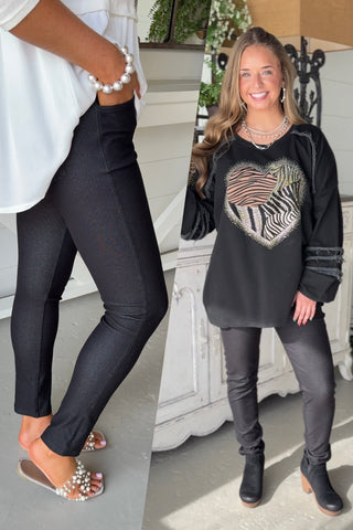 Staple Jeggings Black Pants Yelete