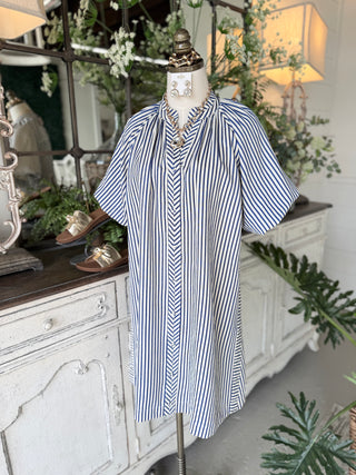 Amberly Dress Blue by Umgee Dresses Umgee