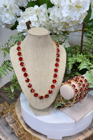 Vibes Bracelet Red/Gold