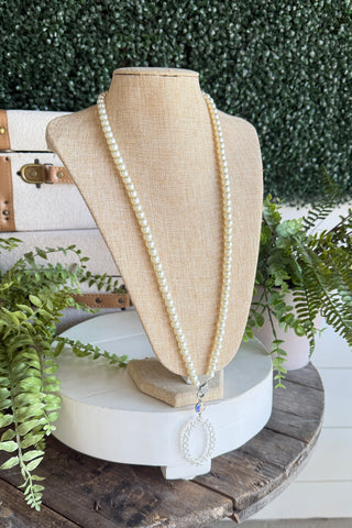 Beulah Necklace Silver by Pink Panache