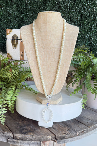 Beulah Necklace Silver by Pink Panache