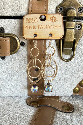 Date Night Earrings Gold by Pink Panache
