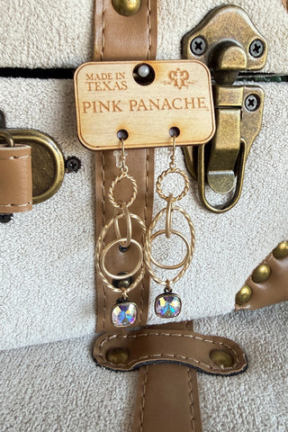 Date Night Earrings Gold by Pink Panache