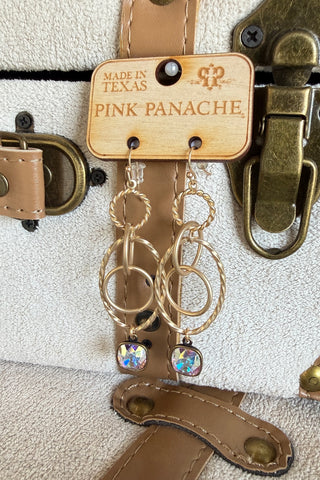 Date Night Earrings Gold by Pink Panache