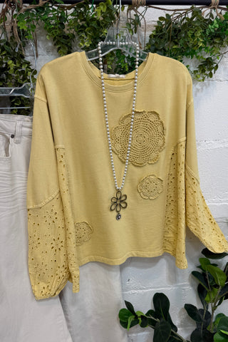 Staci Top Butter by Easel Shirts & Tops Easel