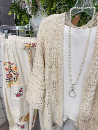 Bryant Cardigan Natural Cardigan Pol Clothing