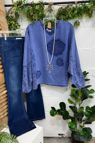Staci Top Denim Blue by Easel