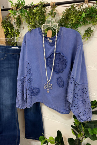Staci Top Denim Blue by Easel