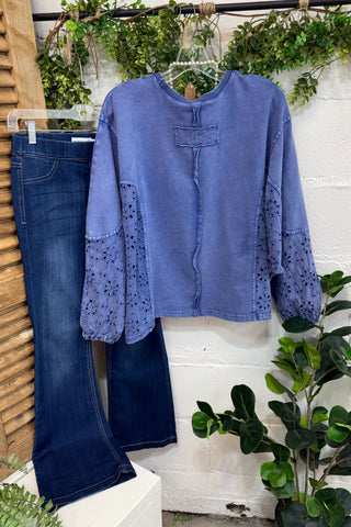 Staci Top Denim Blue by Easel
