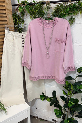 Betty Jo Top Cotton Candy by Easel