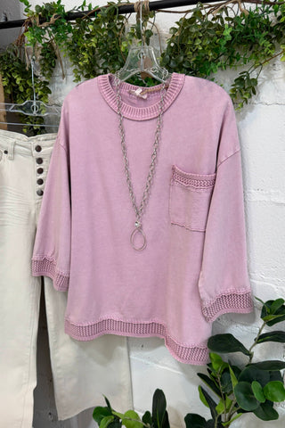 Betty Jo Top Cotton Candy by Easel