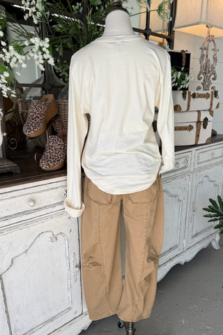 Wild Snowman Tee Ivory