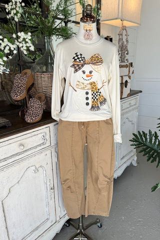 Wild Snowman Tee Ivory