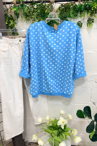 Lyric Cerulean/White RESTOCK Soon Shirts & Tops Hope
