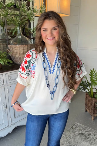 Summer Days Top Cream by Umgee