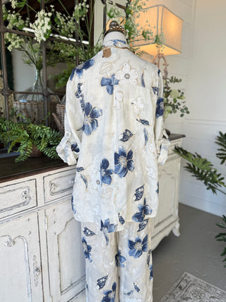 Kessie Linen Top Lt Taupe Shirts & Tops S F Moda