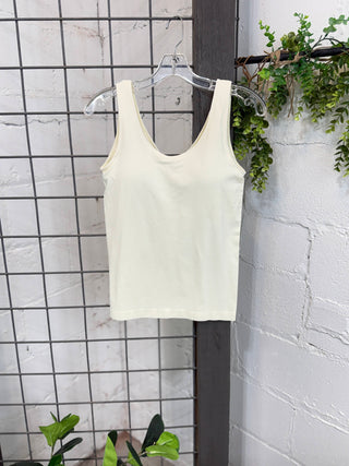 Kiki Tank Ivory Tank Top Yelete