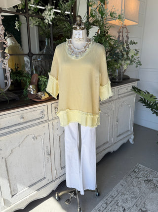 Desert Island Lemon Yellow Shirts & Tops Sole Luna