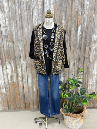 Lizzie Leopard Vest Vest Wona Trading