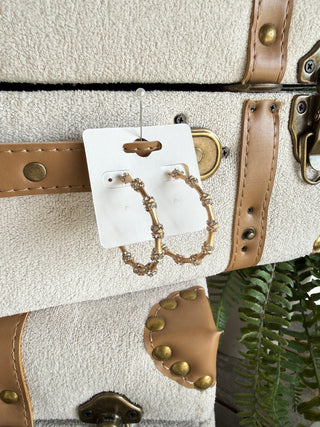 Hoover Earrings Gold Earrings carol's boutique