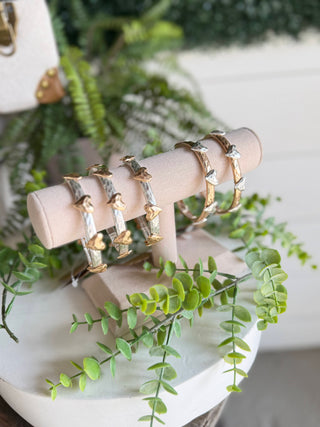 Bangled Heart Bracelet Silver Bracelets carol's boutique