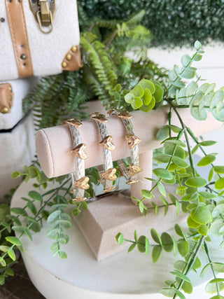 Bangled Heart Bracelet Silver Bracelets carol's boutique