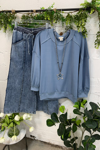 Aiden Sweatshirt Slate