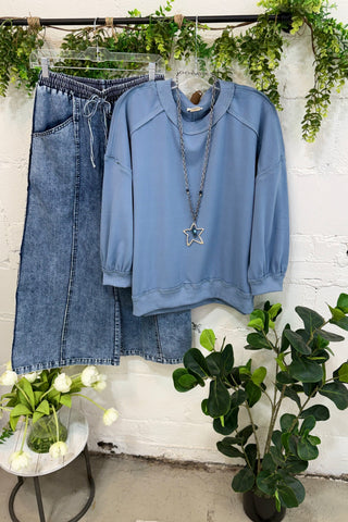 Aiden Sweatshirt Slate