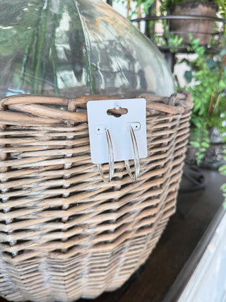 Flossy Earrings Silver