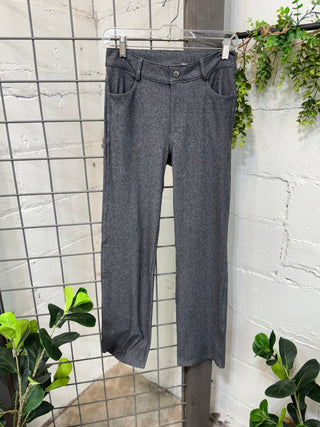 Deception Jeggings Grey Leggings Yelete