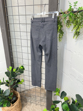 Deception Jeggings Grey Leggings Yelete