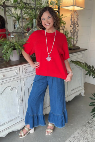 Tinsley Sweater Red by Jodifl Sweater Jodifl