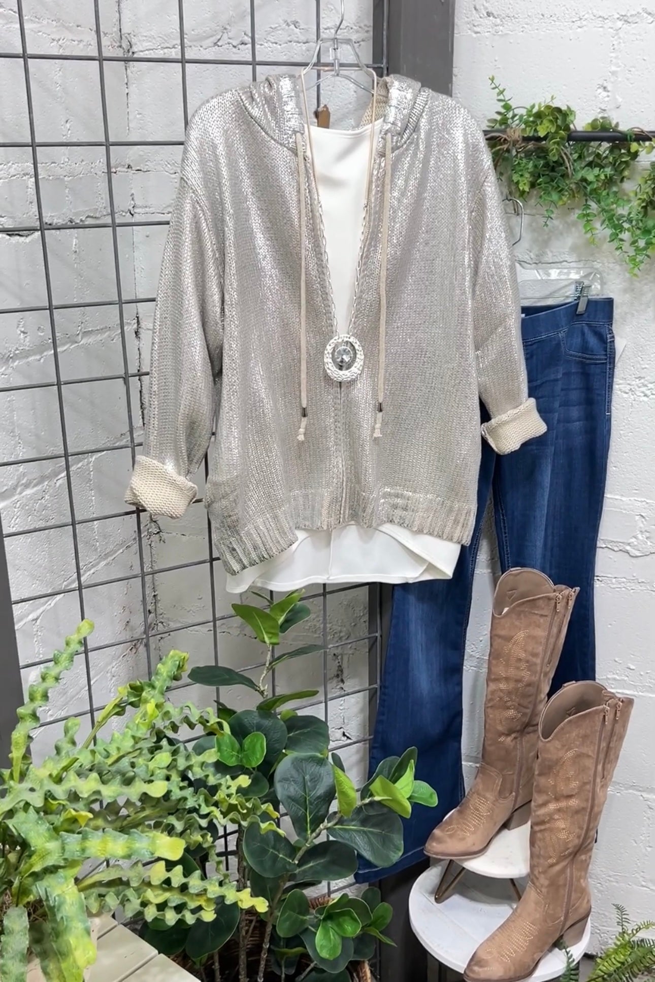 Yoko beige hotsell jeans
