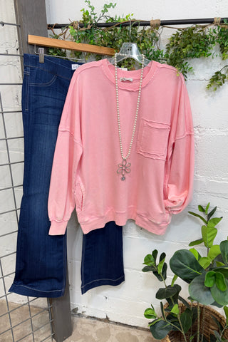 Landry Pink Shirts & Tops Zenana